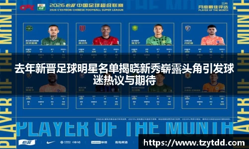 去年新晋足球明星名单揭晓新秀崭露头角引发球迷热议与期待